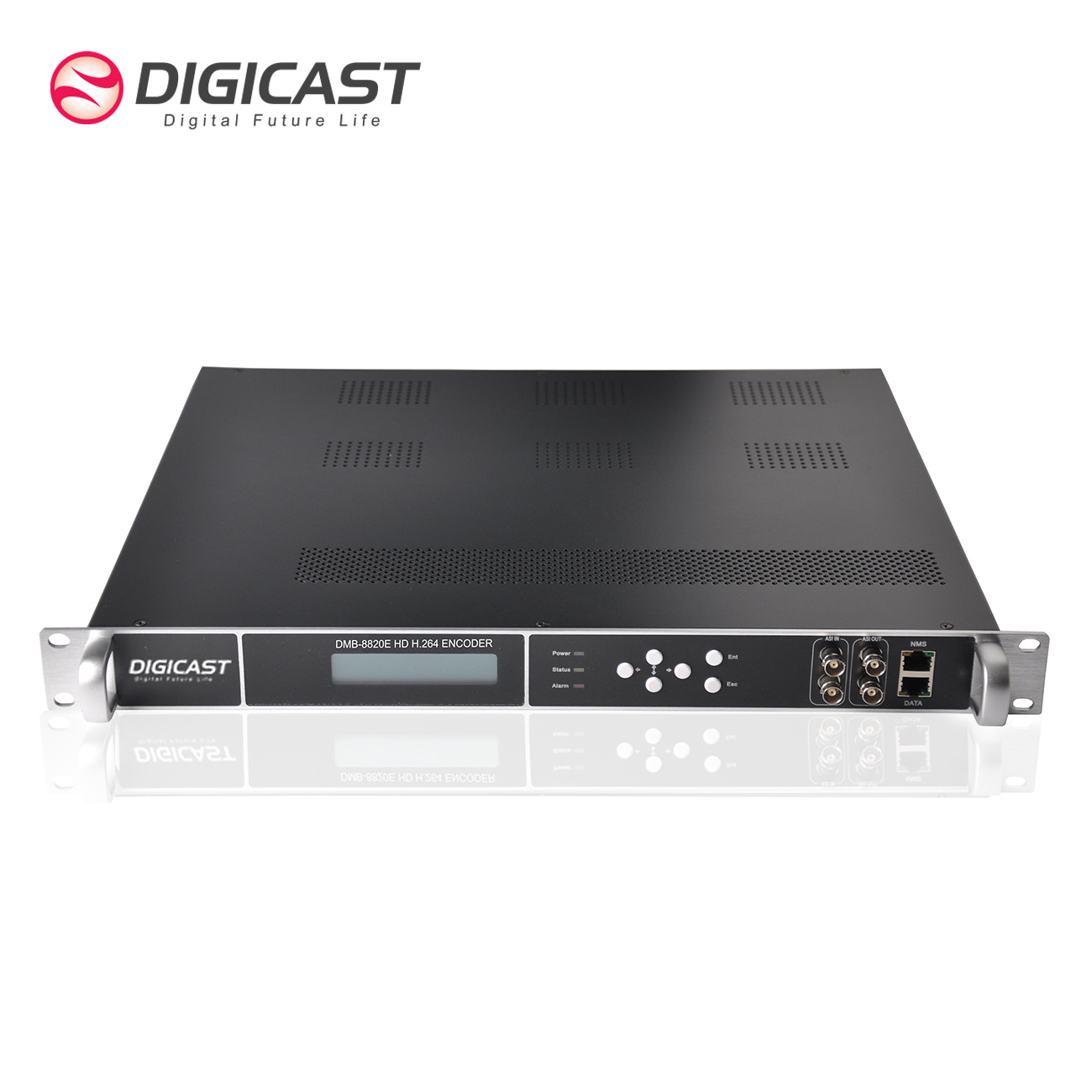 DMB-8820E H.264 H.265 8/12/16/20/24 Channel HD MI to IP Encoder UDP Multicast  Video Multiplexer Encoder