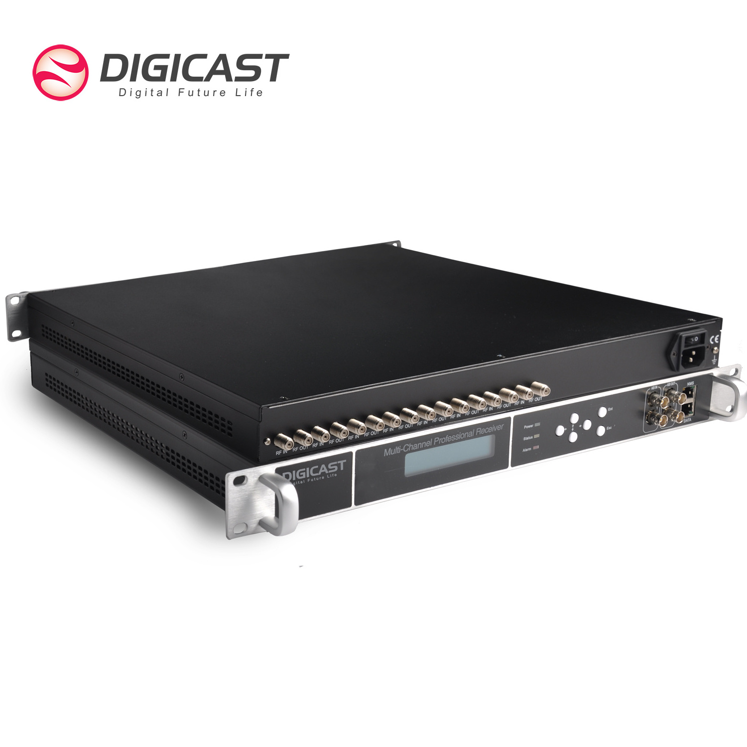 New Products Digital Headend IP Gateway 24 Tuners Input HD Satellite TV Receiver