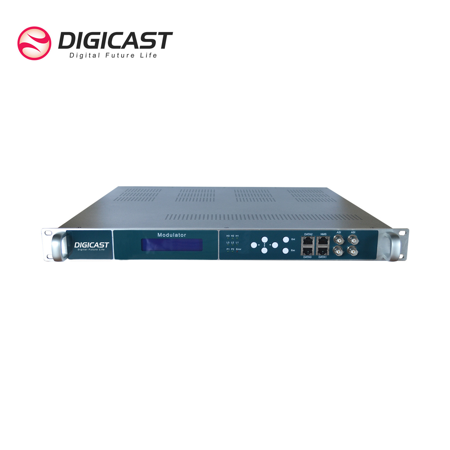 Pluggable 16 24 Channel Muti H.264 HDM I Encoder IP Network H.265 ASI Video CATV Encoder