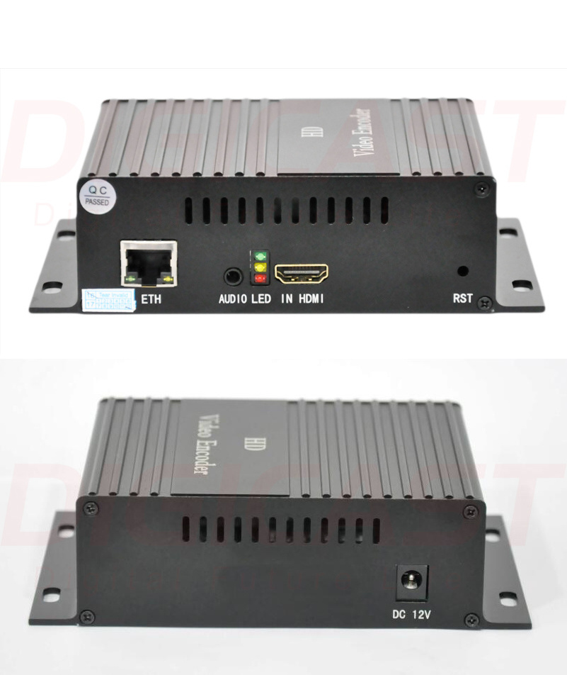 H265 H264  HDM I Video Streaming Encoder IPTV with RTSP RTMPS HLS M3U8 UDP SRT ON VIF