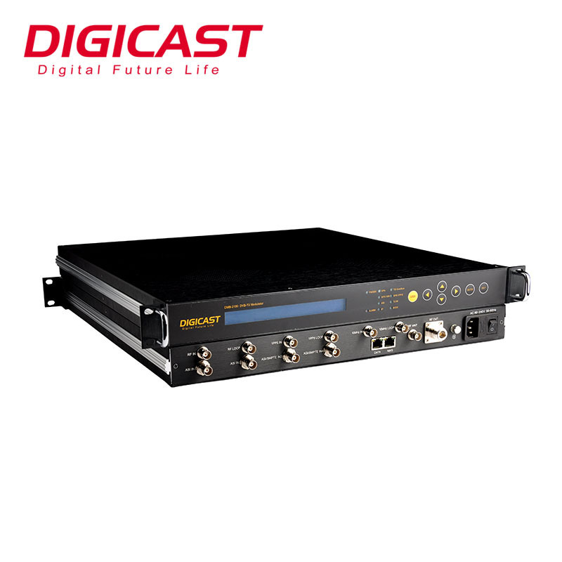 Digicast High Quality audio transmitter satellite equipment dvb-t2 modulator