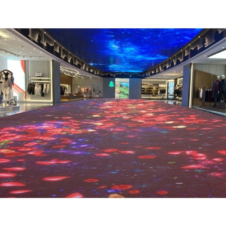 P3.91 P4.81 Dance Floor Pantalla Led Video Wall Display Interactive Floor Led Screen