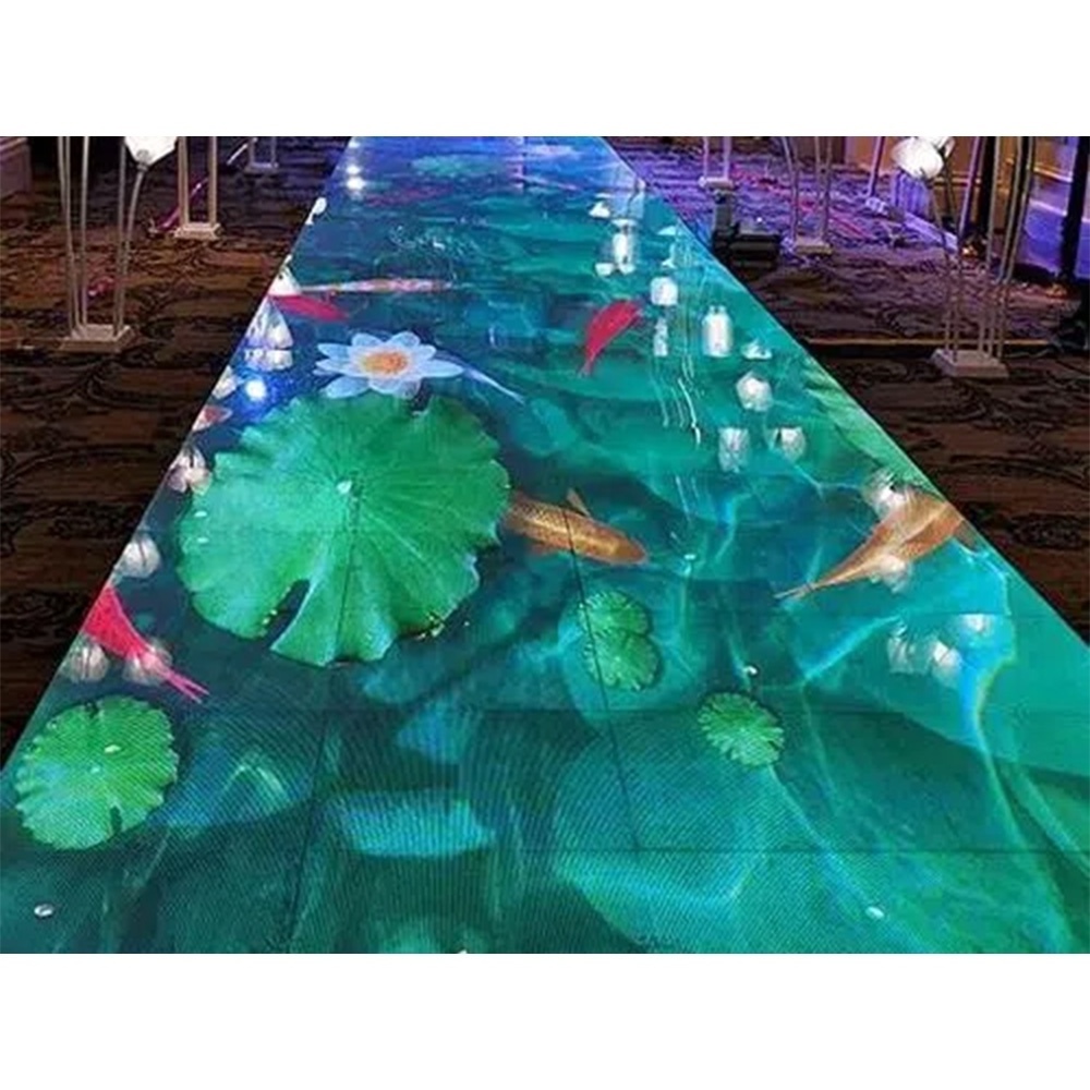 P3.91 P4.81 Dance Floor Pantalla Led Video Wall Display Interactive Floor Led Screen