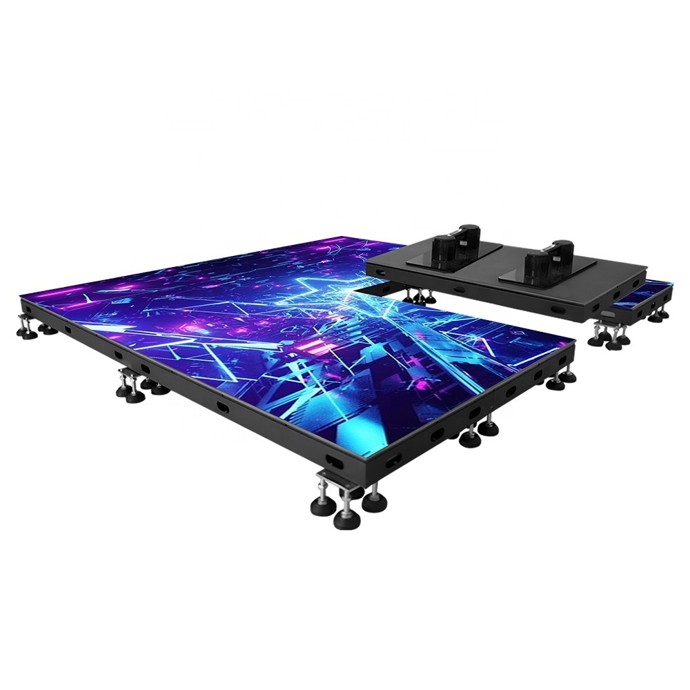 P3.91 P4.81 Dance Floor Pantalla Led Video Wall Display Interactive Floor Led Screen