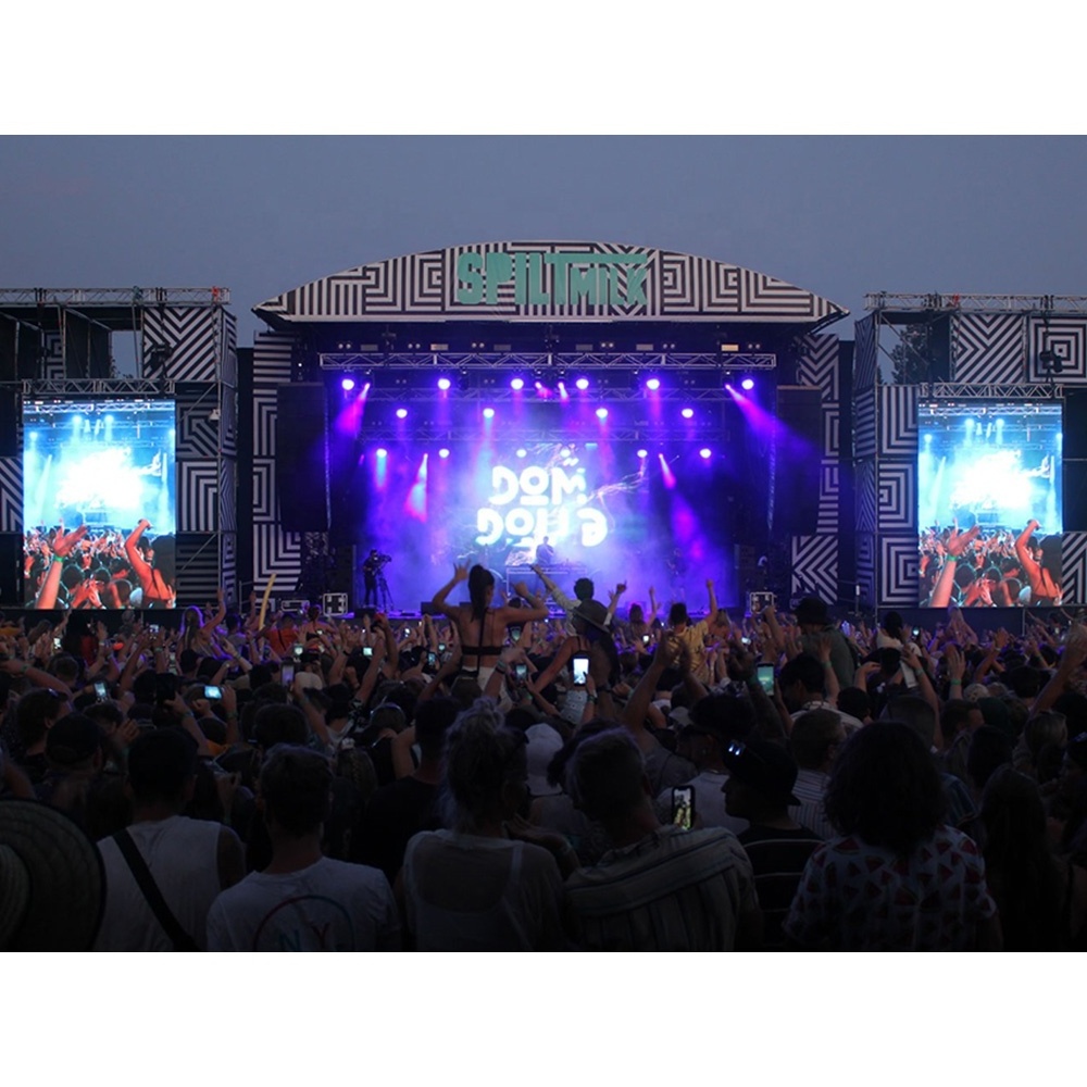 Turnkey Solution Outdoor P4.81 Curve Stage Backdrop Led Video Wall Screen P2.97 P3.91 P4.81 Rental Led Display