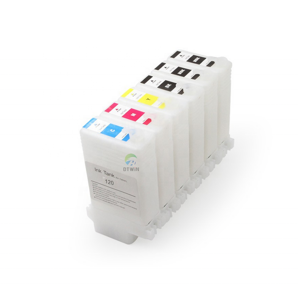 5 Colors Empty Refillable Ink Cartridge 300ml With Chip For Canon TM-200 205 300 305 Printer