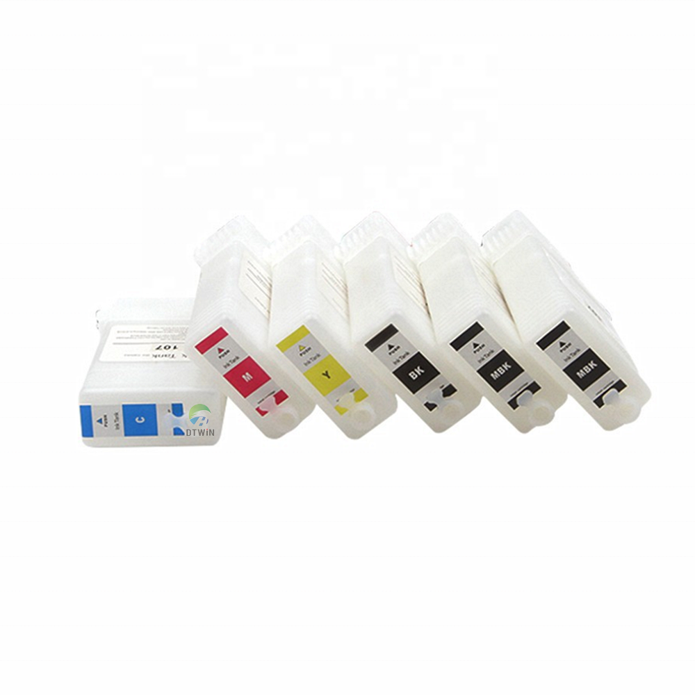 5 Colors Empty Refillable Ink Cartridge 300ml With Chip For Canon TM-200 205 300 305 Printer