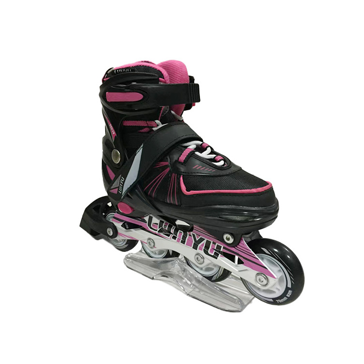 Low Price Wholesale Sketting Shoes Inline Skate Tyre Shoe Inline Flashing Skate