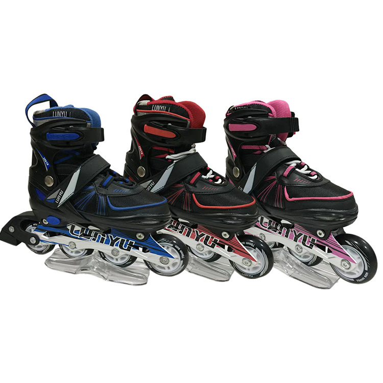 Low Price Wholesale Sketting Shoes Inline Skate Tyre Shoe Inline Flashing Skate