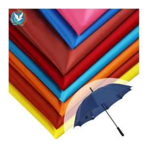 Factory price 190T 210T polyester Taffeta  outdoor  fabric PVC coated waterproof  for Raincoat umbrella fabric