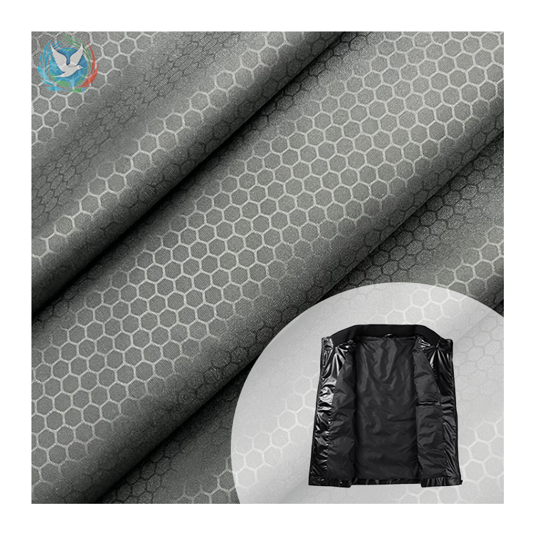 Free Sample Printed Waterproof 100% Polyester Embossed Pa Coated 170t 180t 190t Taffeta Lining Fabric