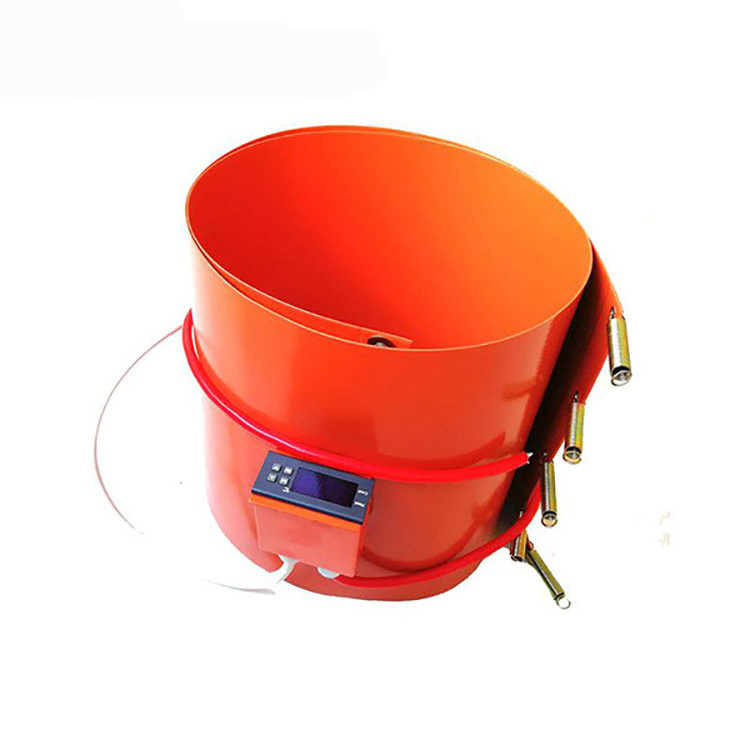 Flexible heater silicone side drum barrel bucket heater