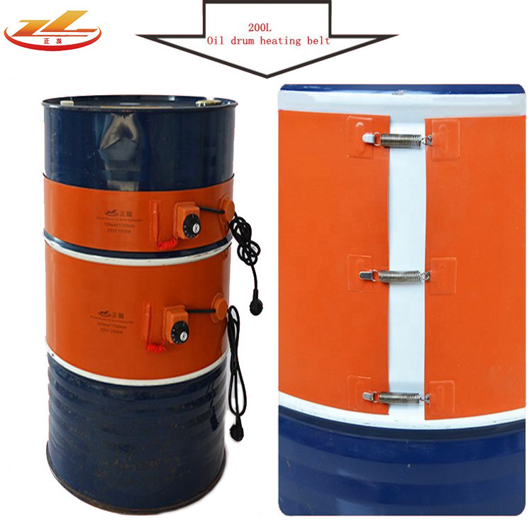 55Gal Drum Heater 68.5 5inch 1000W Metal Oil Drum Heater with Thermostat   110V