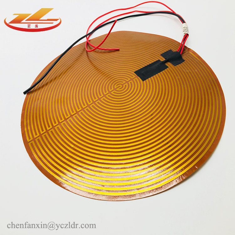 12v 24v 36 volt electric infrared electric kapton pi polyimide film heater