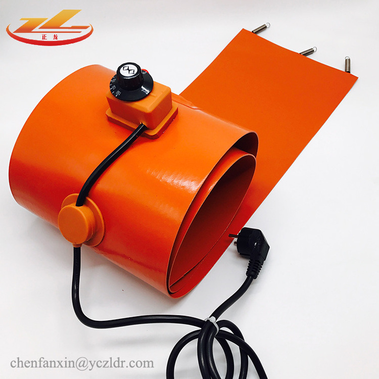 Electric Silicone Rubber Band Drum Heater for Pre-heat Liquids in Drums or Pails