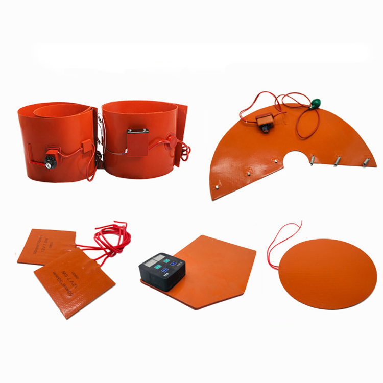 Flexible heater silicone side drum barrel bucket heater