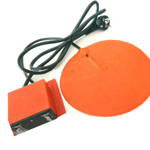 Flexible heater silicone side drum barrel bucket heater