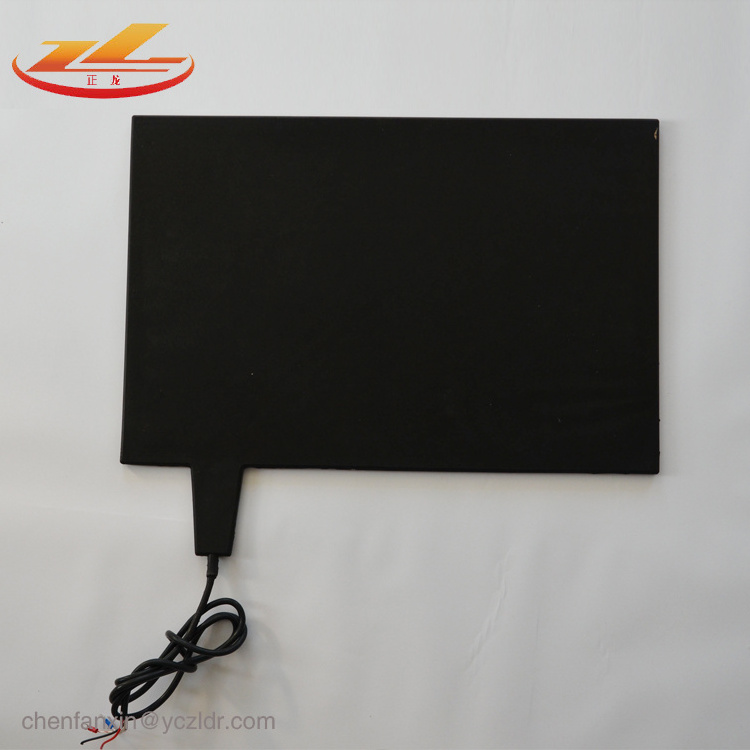 Electric Heating Pad for Tyre Flexible silicone rubber heater with plug & thermocouple 1000mm lead wire