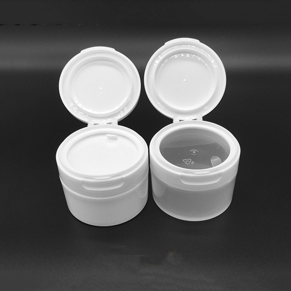 Beauty Cosmetic Jar Wholesale Makeup Empty Round Acrylic Empty Compact Loose Powder Container With Sifter