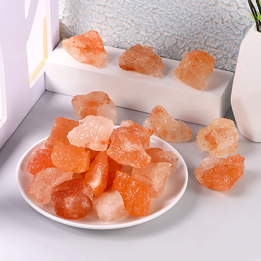 Orange Quartz Raw Stone Wholesale Orange Salt Crystal Yellow Aromatherapy Stone