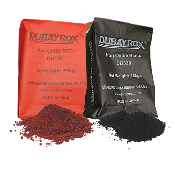 Inorganic Pigment Powder Iron Oxide Red/Black/Yellow For Construction Good Dispersions Pigment For Concrete And Cement