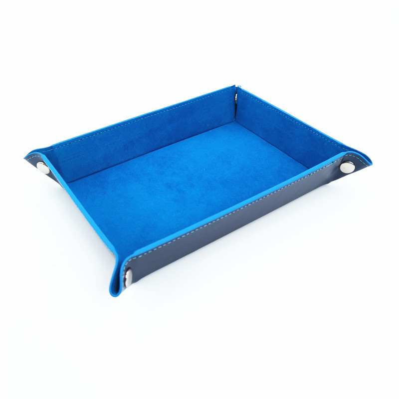 Hot selling Valet Tray for Storage PU Leather Tray Jewelry Organizer  Coin Key Tray Box Practical Storage Box