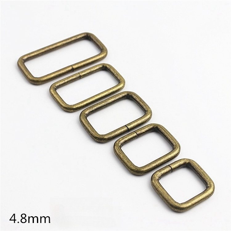 Boutique Spot Hardware Accessories With Square Buckle Metal Buckle Antique Copper Wire Square Buckle