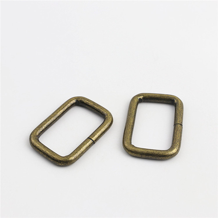 Boutique Spot Hardware Accessories With Square Buckle Metal Buckle Antique Copper Wire Square Buckle