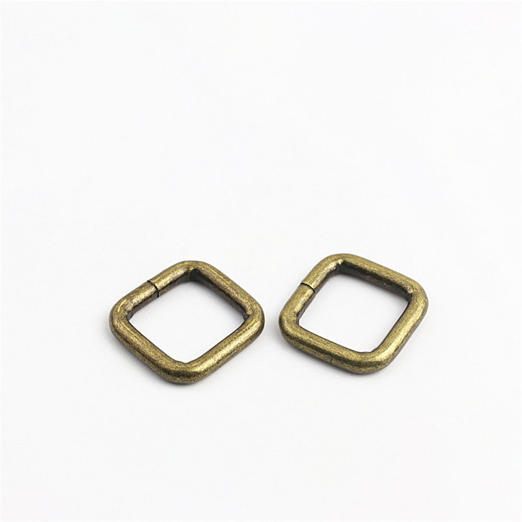 Boutique Spot Hardware Accessories With Square Buckle Metal Buckle Antique Copper Wire Square Buckle