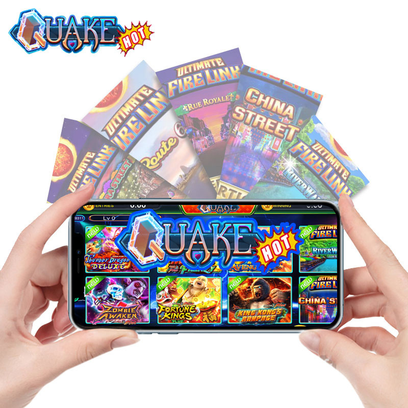 Quake Coin Operated Earn Money Arcade Cabinet Video Fishing Machine Online Fish Game Software