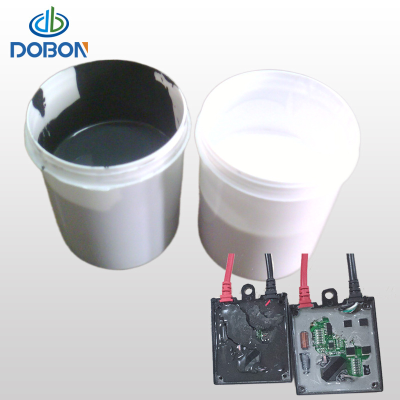 Two components thermal conductive potting compound Adhesive 0.8~3.0W/mk silicone AB glue Electronic sealing potting compound