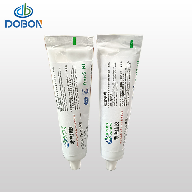 High temperature resistant insulating electronic adhesive High thermal conductivity 1~2W/mk single component silicone adhesive