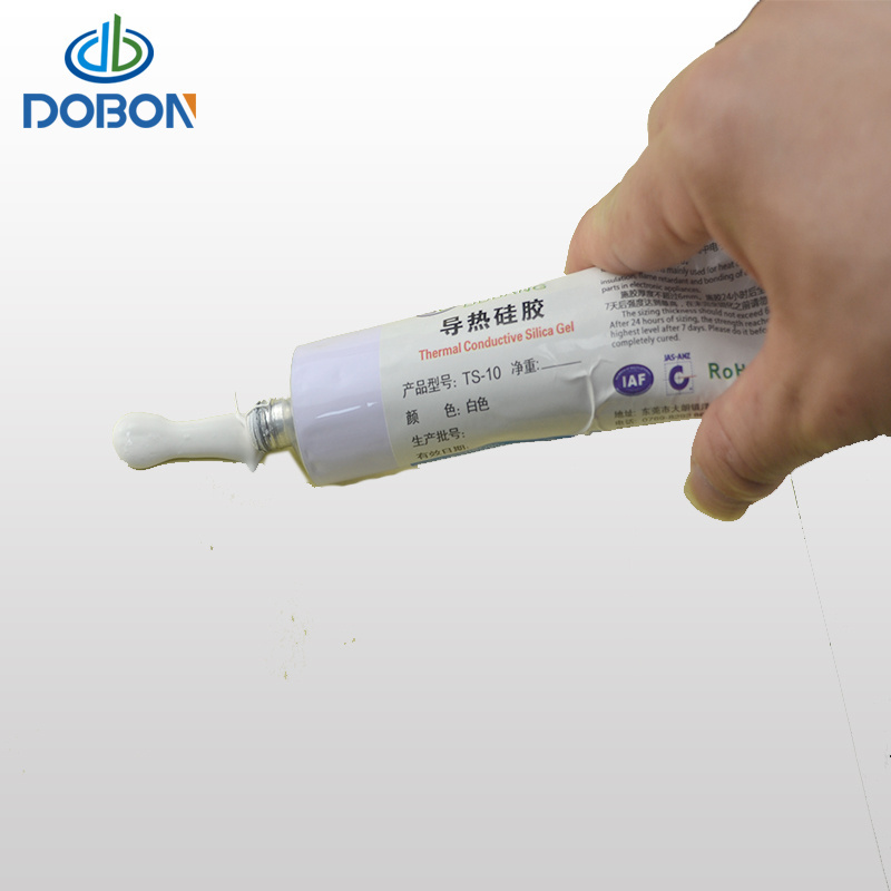 High temperature resistant insulating electronic adhesive High thermal conductivity 1~2W/mk single component silicone adhesive