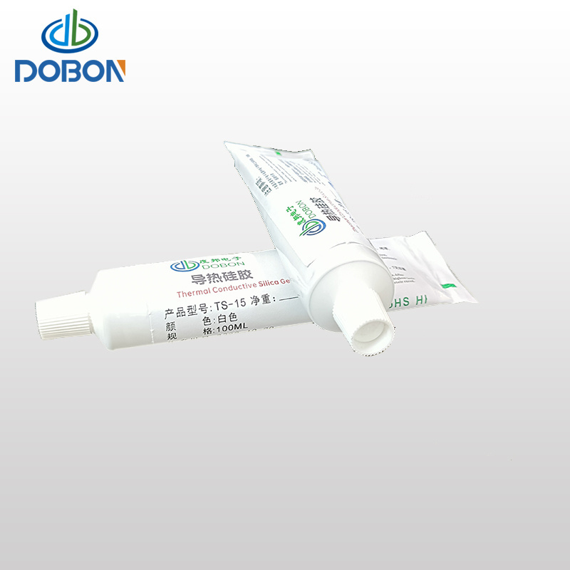 High temperature resistant insulating electronic adhesive High thermal conductivity 1~2W/mk single component silicone adhesive