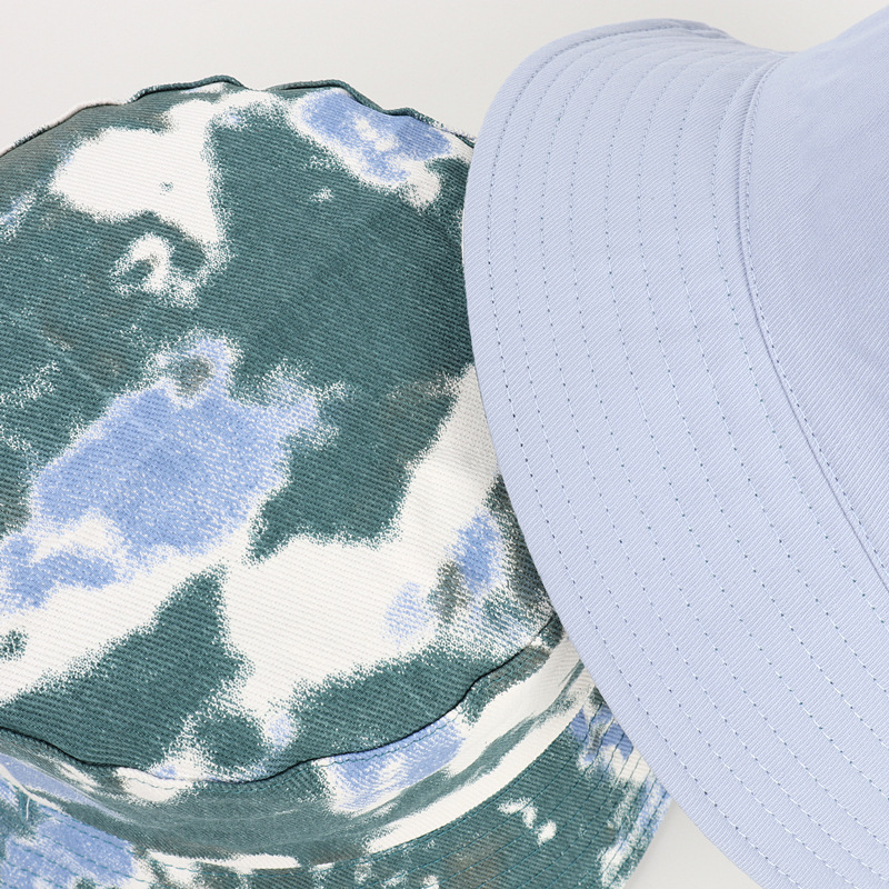 New Arrival Newest Design Sublimation Tie-dye Printed Custom Sun Protect Bucket Hat