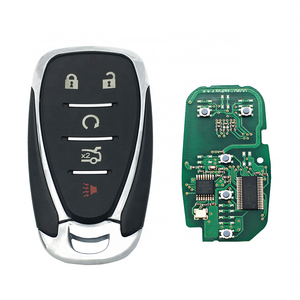 Keyless Entry 433 /315Mhz 7941 Chip 5 Button Remote Smart Car Key Cover Fob For Chevrolet  Camaro Cruze Malibu