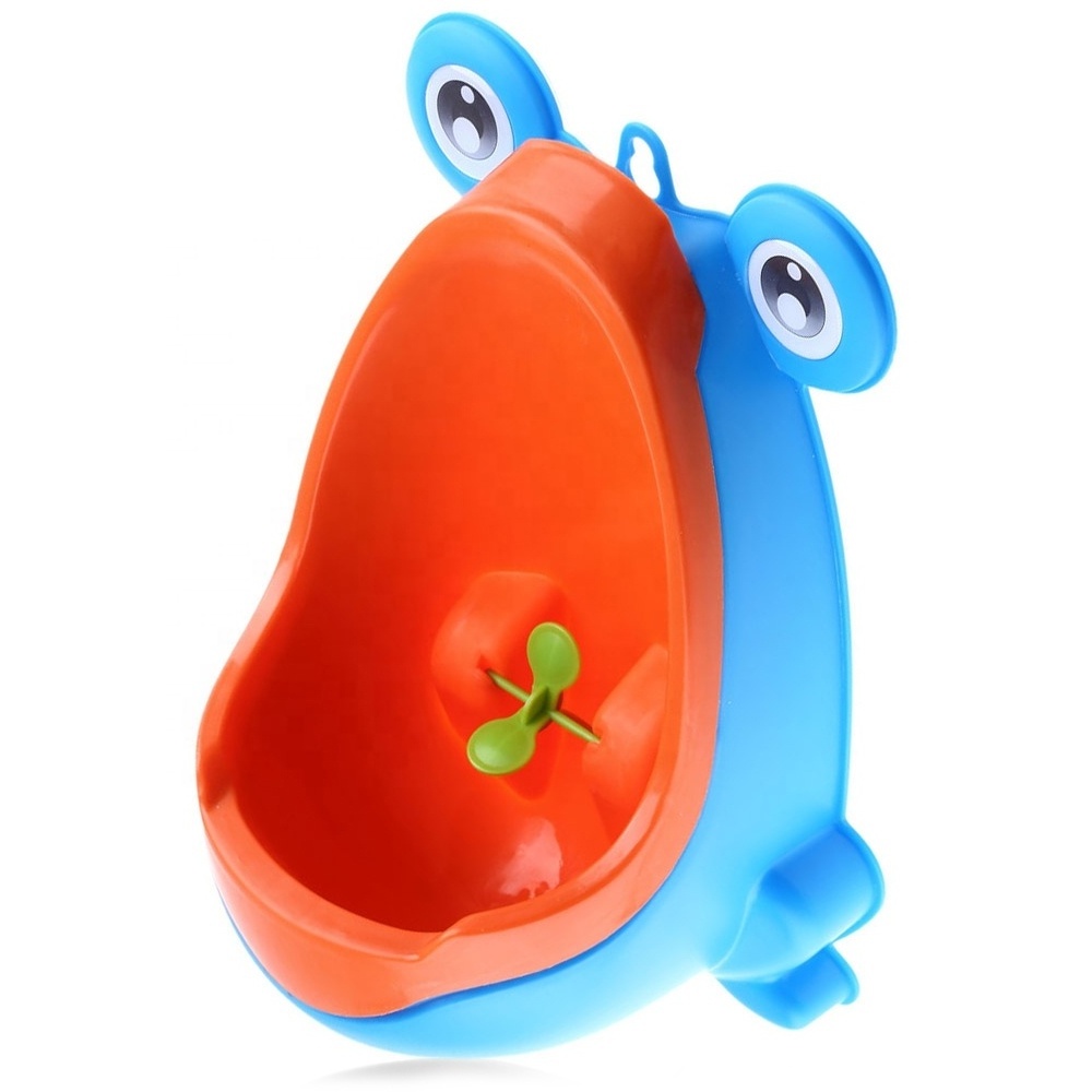 Cartoon Frog Kids Boy Toilet Pee Wall-Mounted Baby Potty Toilet Training Boy Children Stand Vertical Urinal Boy Toilet