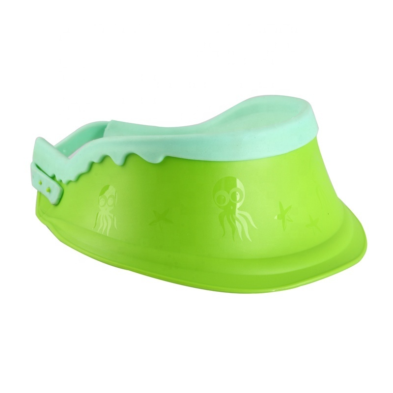 Wholesale silicone rubber baby shampoo cap shield children shower cap