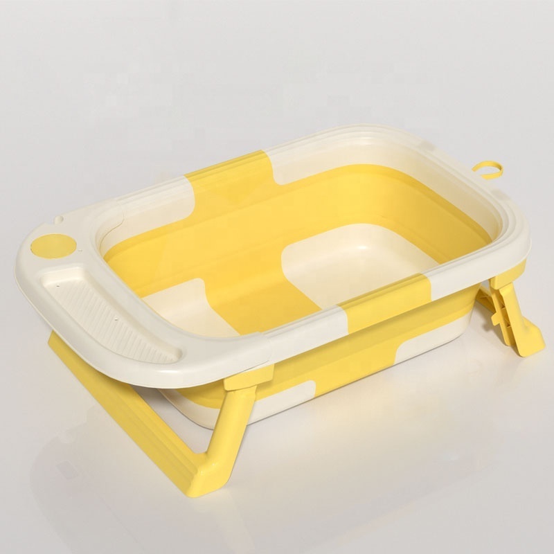 Hot Sale Children Fold-able Tub Newborn Baby Safe Material Baby Bathtub