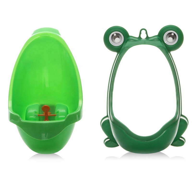 Cartoon Frog Kids Boy Toilet Pee Wall-Mounted Baby Potty Toilet Training Boy Children Stand Vertical Urinal Boy Toilet