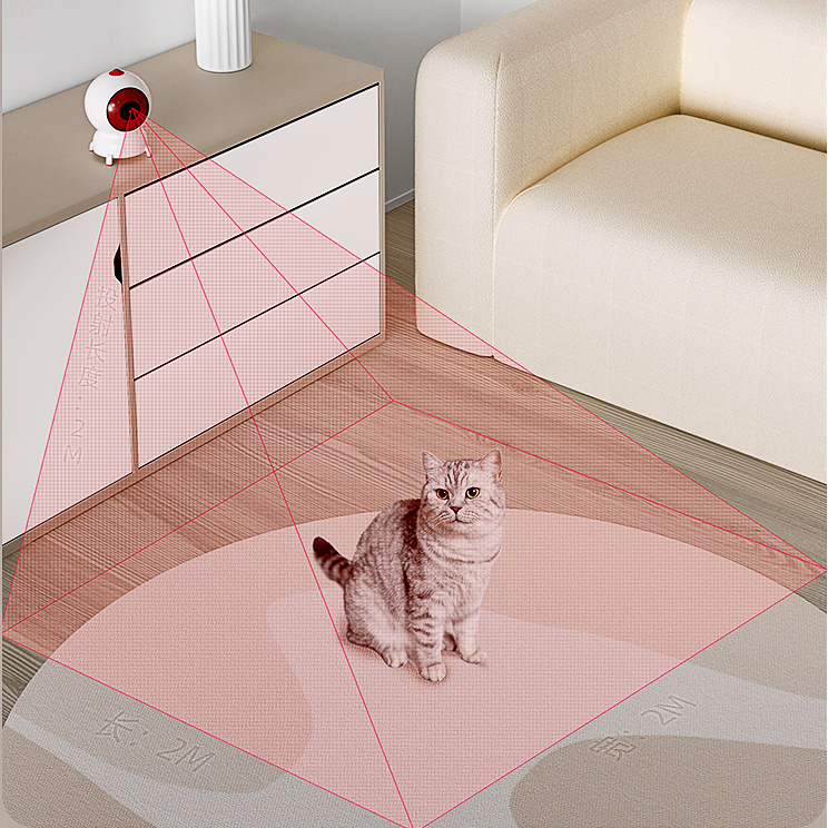 App Remote Control Rechargeable Cat Laser Toys Automatic Cat Toys Interactive for Indoor Cats