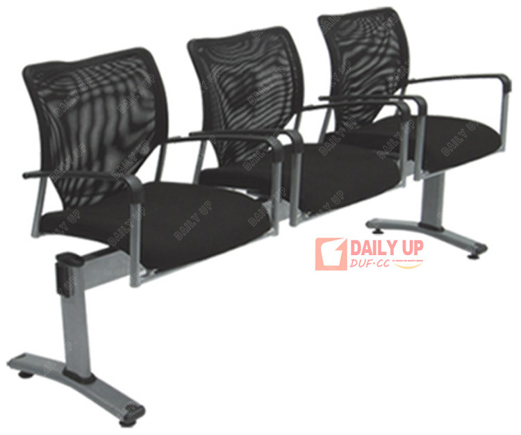 Lecture Hall 3-Beam Seating Waiting Row Chairs Fixed Airport Chair with Sponge