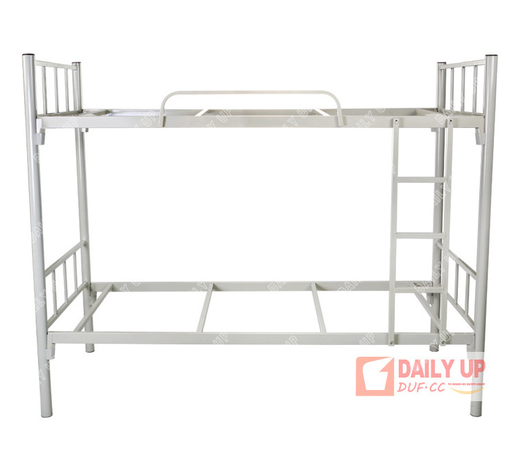 Durable Metal Bunk Bed Price School Dormitory Student Bunk Bed Steel Double Bunk Bed with Mattress Manufacturer