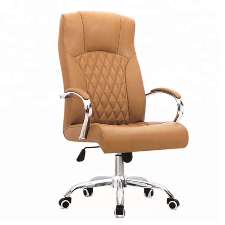 Comfortable Office Chair Executive PU Massage Office Chair Swivel Office Chair Wheel Factory