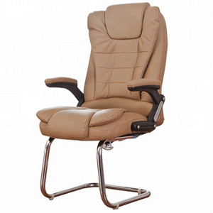 Air Conditioned Office Chair Swivel Office Chair no Wheels Conference Hall Chair Chromed Base Best Wholesale Websites