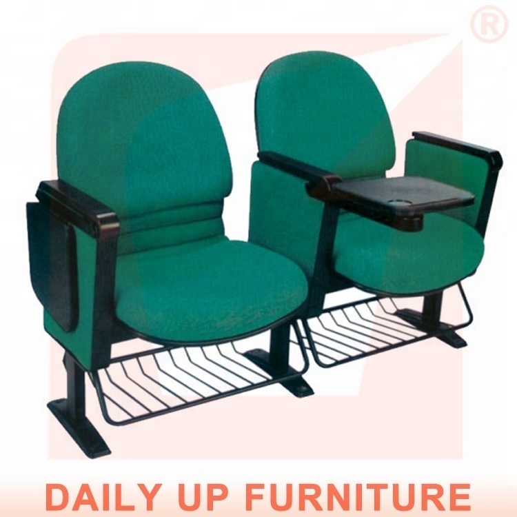 Lecture Chairs with Writing Tablet Adult School Chairs Auditorium Seating Folding Theater Chairs with File Basket