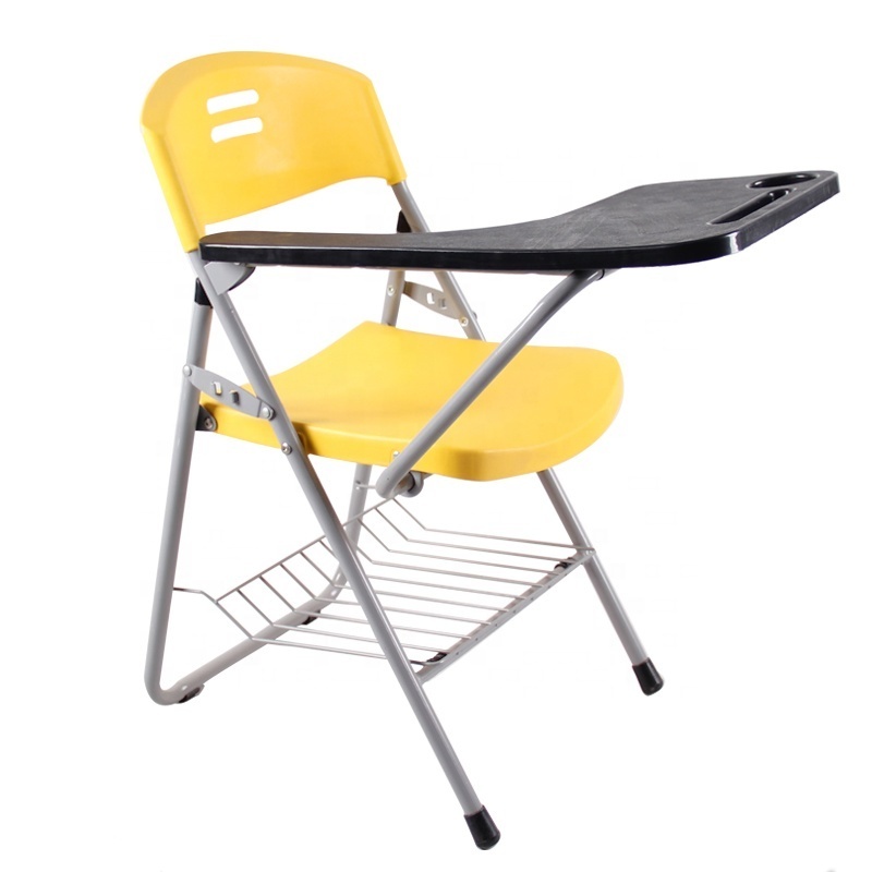 New folding Writing Chair of Student Big Tablet Plastic Folding Table And Chair