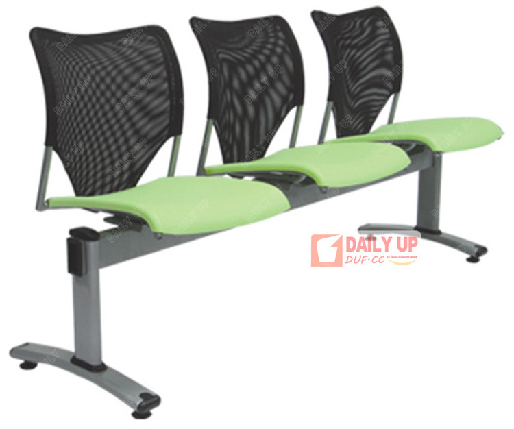 Lecture Hall 3-Beam Seating Waiting Row Chairs Fixed Airport Chair with Sponge