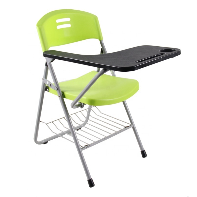 New folding Writing Chair of Student Big Tablet Plastic Folding Table And Chair