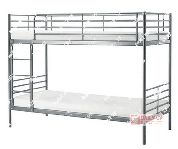 Durable Metal Bunk Bed Price School Dormitory Student Bunk Bed Steel Double Bunk Bed with Mattress Manufacturer